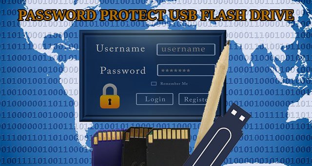 How to password protect Usb flash drive