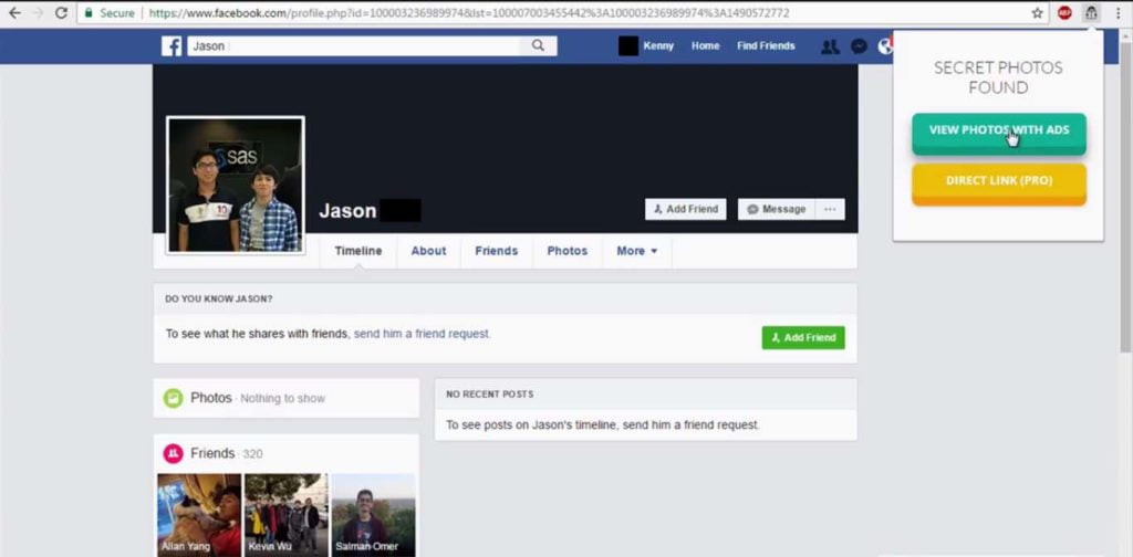 facebook album individual photo privacy